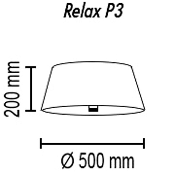 Накладной светильник TopDecor Relax Relax P3 10 329g