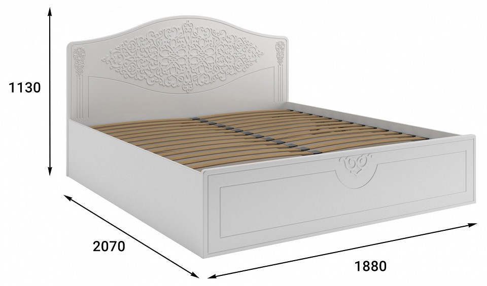 Кровать двуспальная Ассоль АС-61