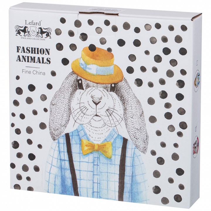 Тарелка плоская (19 см) Fashion animals 409-125