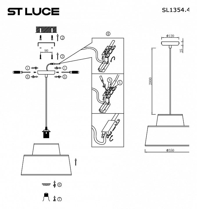 Подвесной светильник ST-Luce Jackie SL1354.433.01