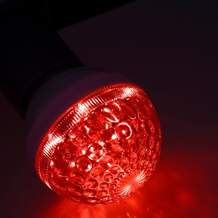Лампа светодиодная SLB-LED-10 E27 24В 5Вт красный 405-612