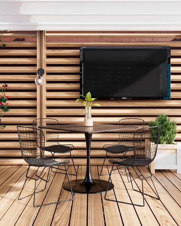 Набор из 4 стульев Bertoia