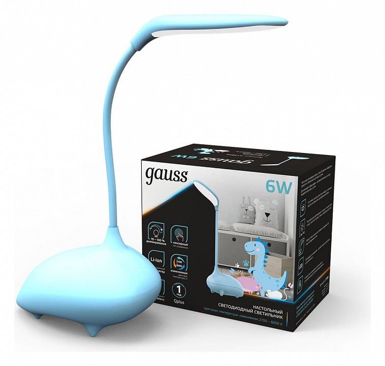 Настольная лампа декоративная Gauss Qplus GT7016