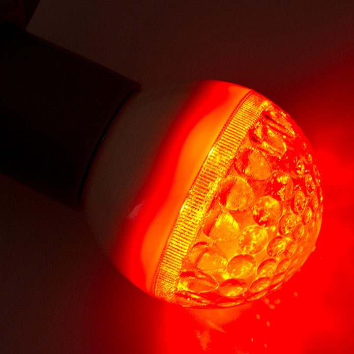 Лампа светодиодная SLB-LED-9 E27 220В 5Вт красный 405-212
