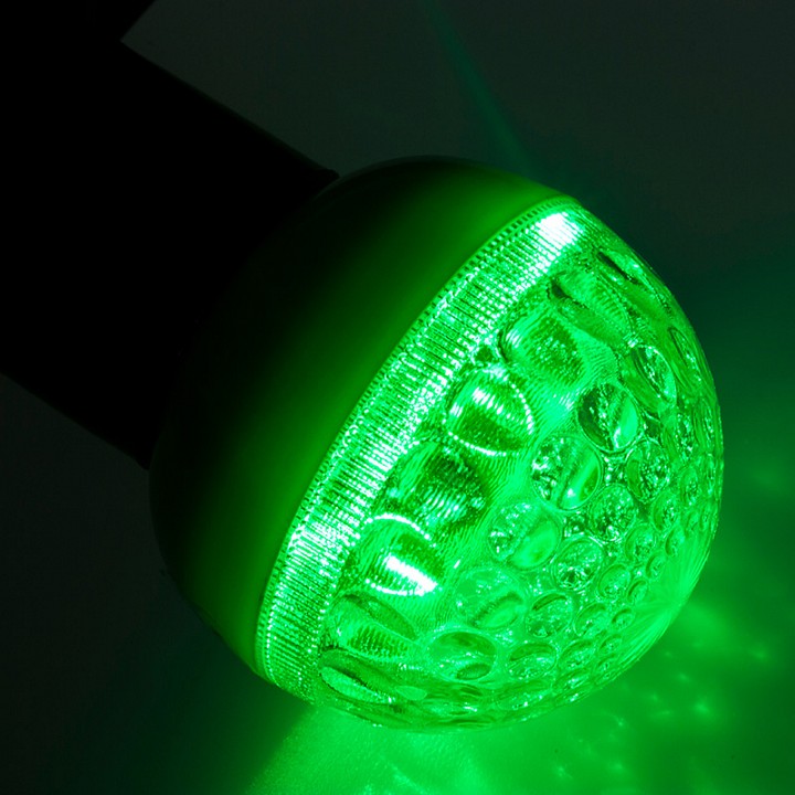Лампа светодиодная SLB-LED-9 E27 220В 5Вт зеленый 405-214