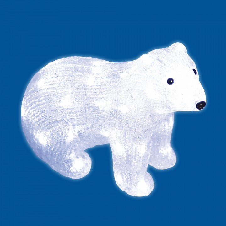 Зверь световой Uniel Белый медведь 11037