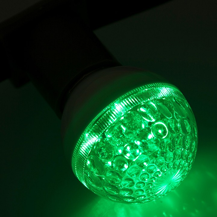 Лампа светодиодная SLB-LED-10 E27 24В 5Вт зеленый 405-614