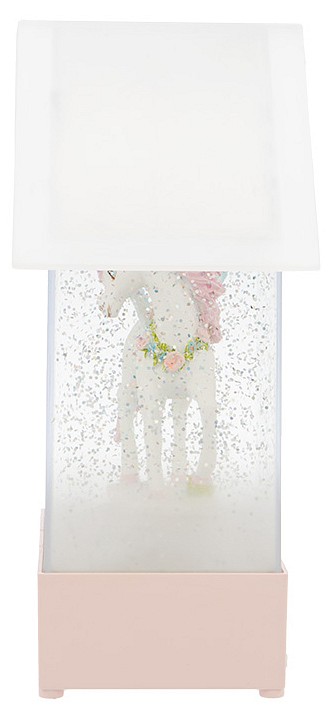 Настольная лампа-ночник Единорог с конфетти и мелодией 501-186