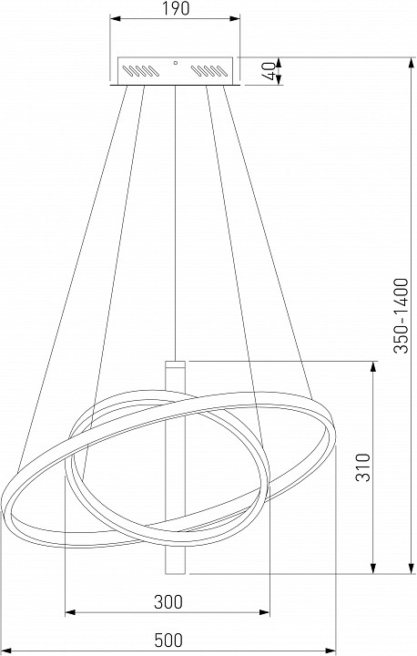 Подвесной светильник Eurosvet Stroke 90270/1 черный