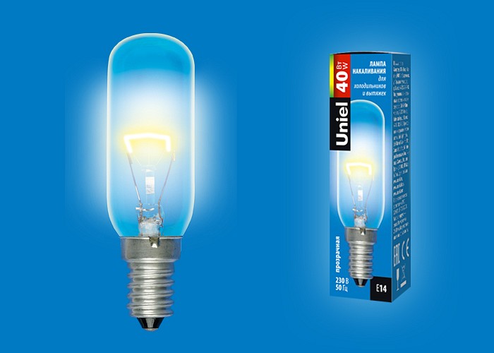 Лампа накаливания Uniel  E14 40Вт K UL-00005663