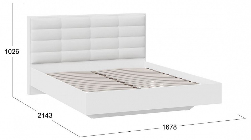 Кровать двуспальная Агата Тип 1